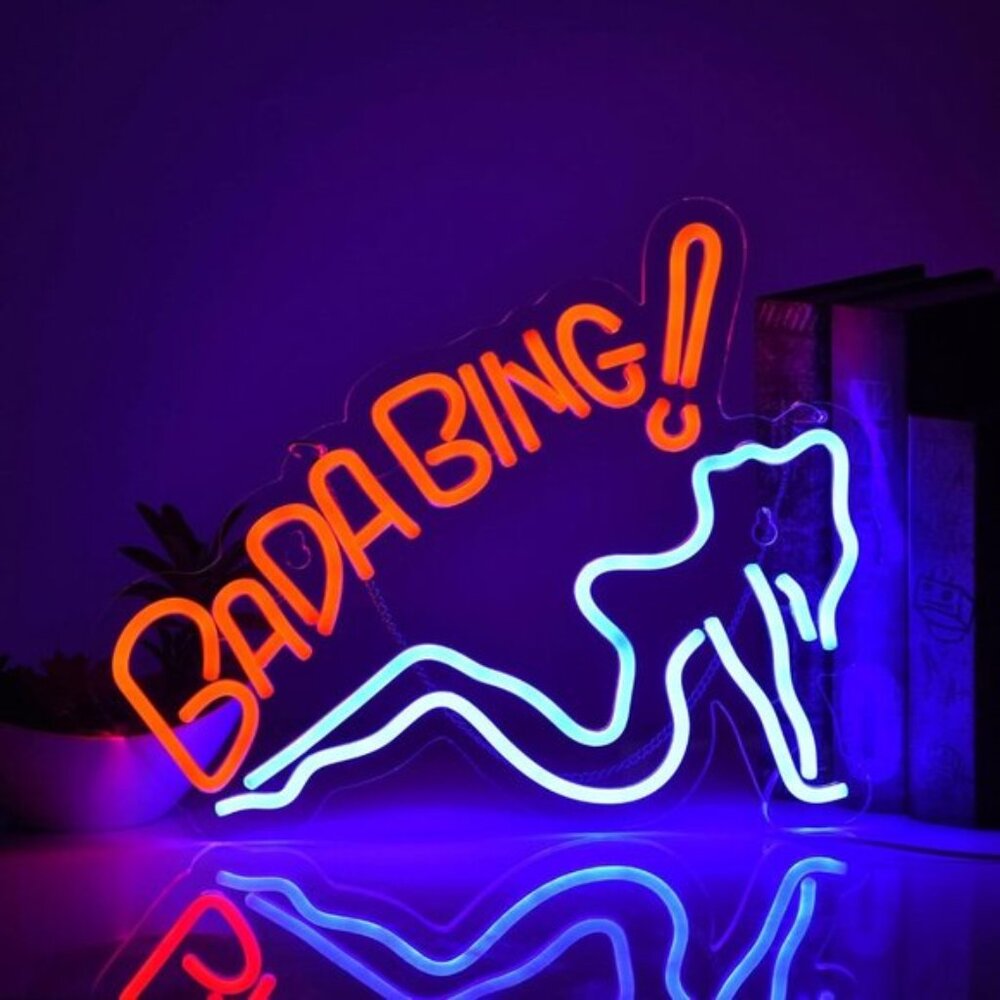 New Bad Girls Neon Sign, Dimmable LED USB Light for Wall Decor, Bar & Man Cave